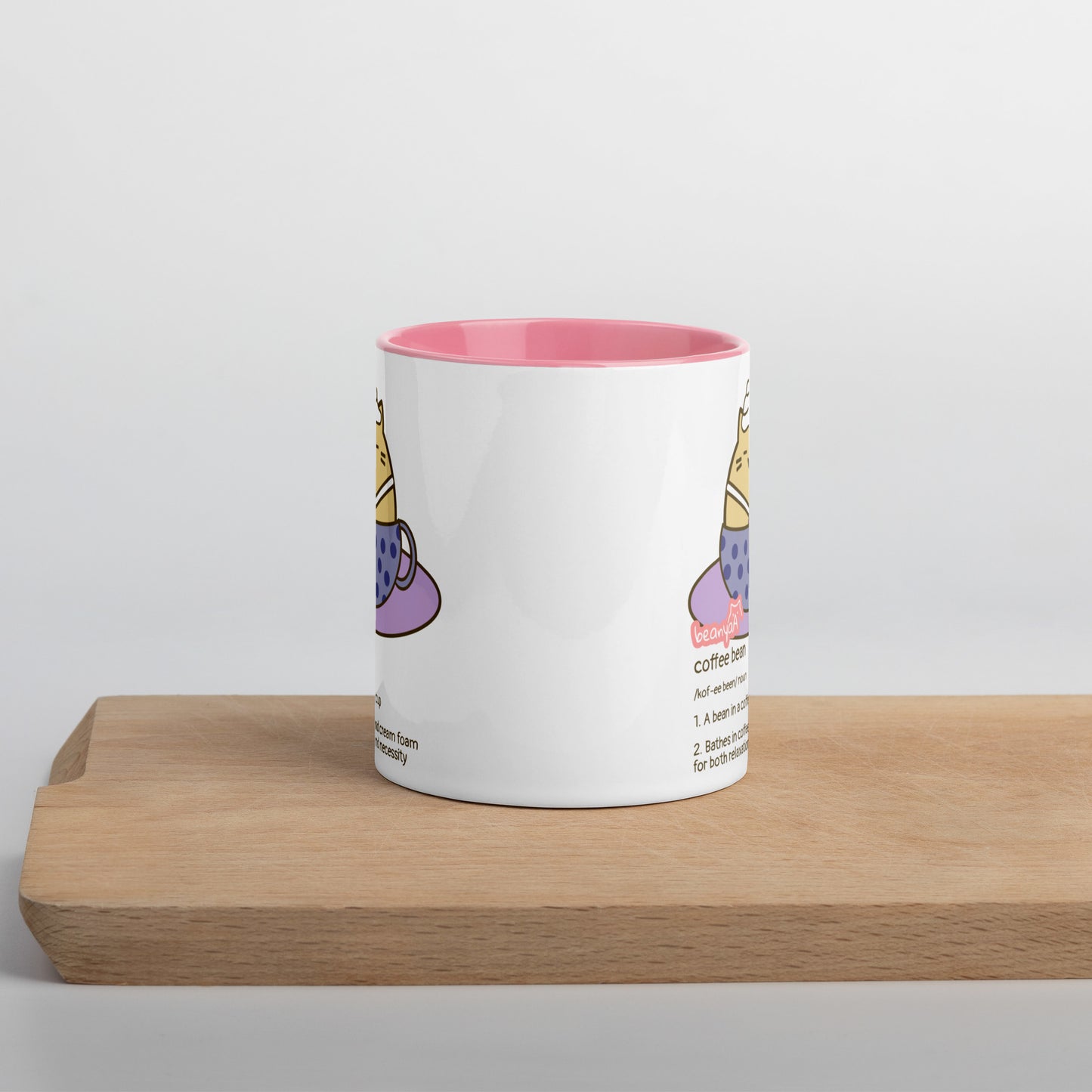 Coffee bean mug